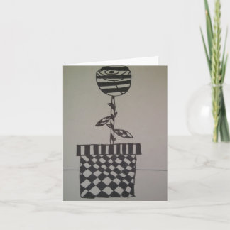 Flower in Black and White, Note Cards