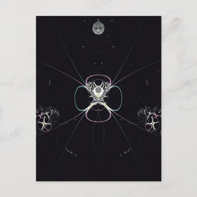 Flower in Space Postcard (Front)