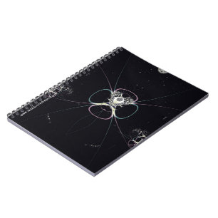 Flower in Space Spiral Notebook