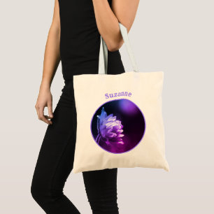 Flower In Sunlight Colour Tint Personalised Tote Bag