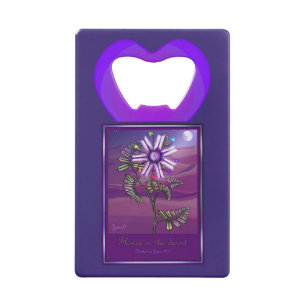 Flower in the Desert Credit Card Bottle Opener