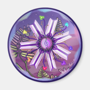 Flower in the desert magnet