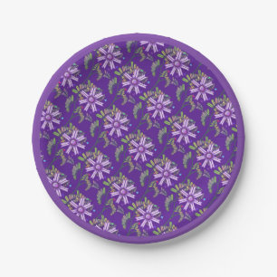 Flower in the Desert Paper Plate