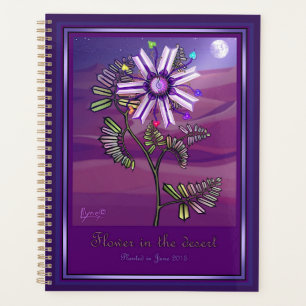 Flower in the desert planner