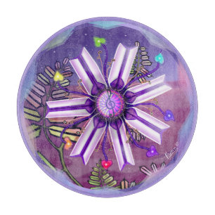 Flower in the Desert Wrapping Paper Cutting Board