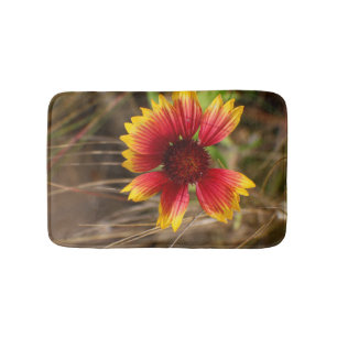 Flower in the Wind Bath Mat