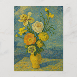 Flower in vase Postcard