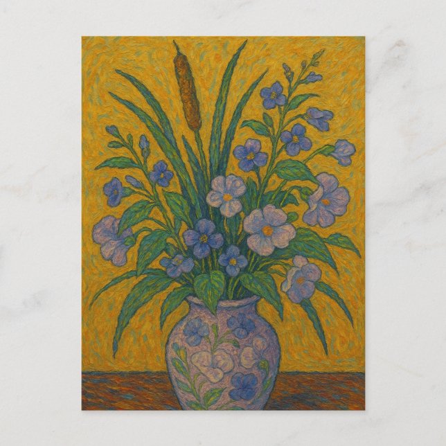 Flower in vase Postcard (Front)