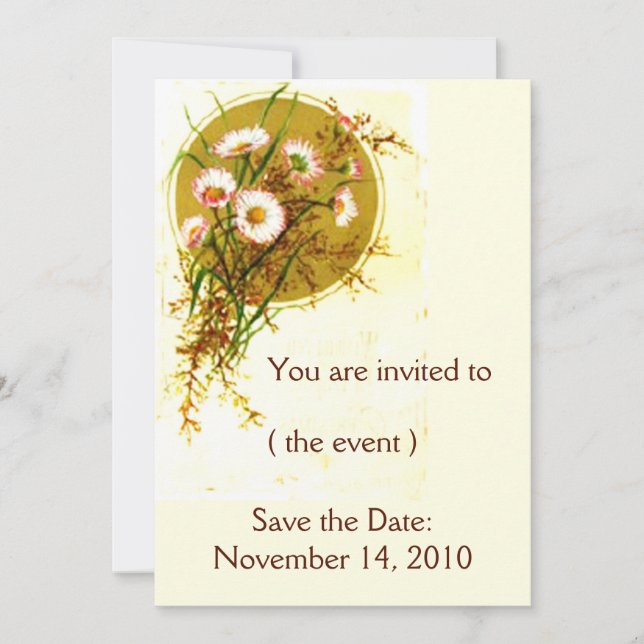 Flower Invitations (Front)