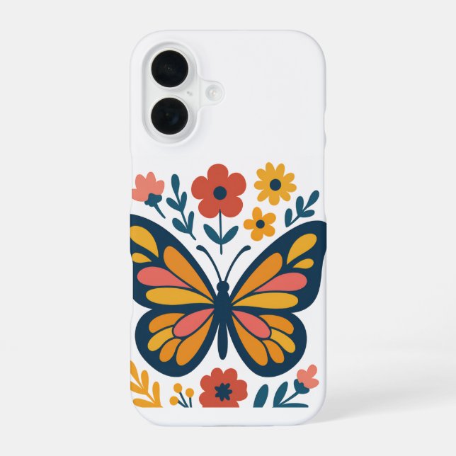Flower iPhone 16 Case (Back)