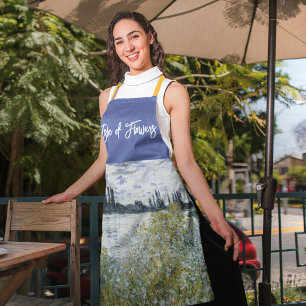 Flower Island near Vétheuil, Claude Monet  Apron