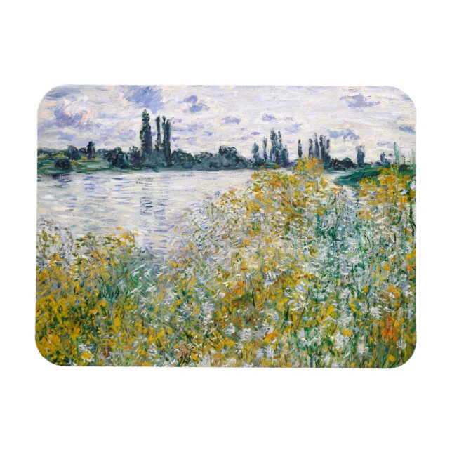 Flower Island near Vétheuil, Monet Magnet (Horizontal)