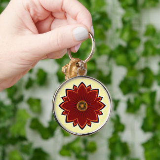 Flower Keychain - Floral Design