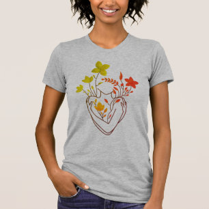 Flower Lady - Colorful Lay Retro Edition T-Shirt