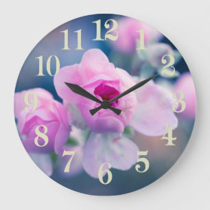 Flower Large Clock