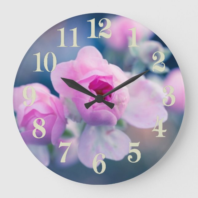 Flower Large Clock (Front)