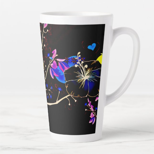 Flower Latte Mug (Right)
