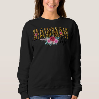 Flower Leopard Print Mawmaw Life Mother's Day Wome Sweatshirt