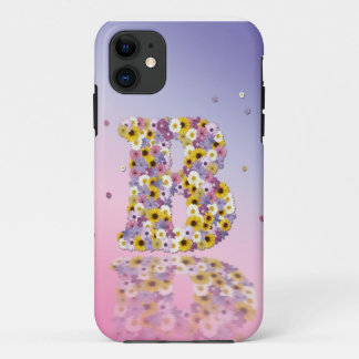 Flower letter B Case-Mate iPhone Case