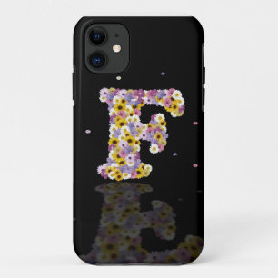 Flower letter F iPhone 11 Case