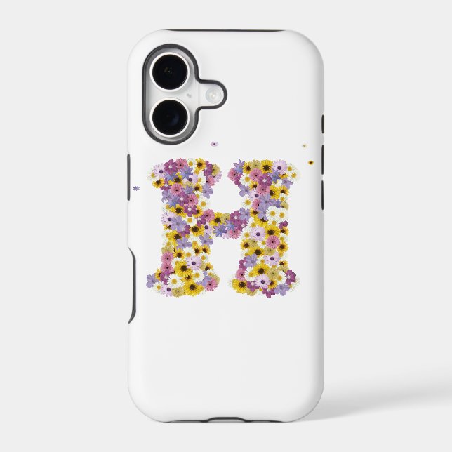 Flower letter H (Back)