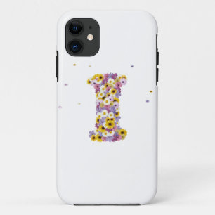 Flower letter I Case-Mate iPhone Case