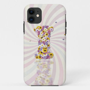 Flower letter I Case-Mate iPhone Case