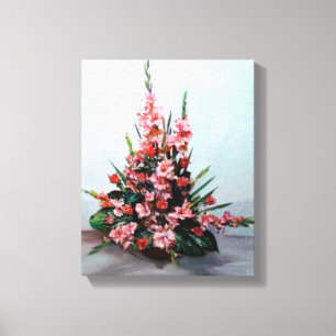 Flower life canvas print