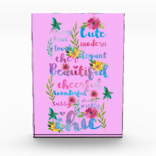 Flower Lover   Flower Cute Modern Beautiful Photo Block