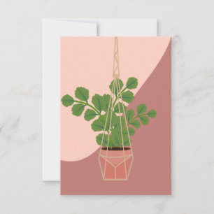 Flower Lover   Flower Vase Art RSVP Card