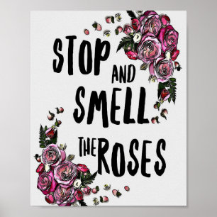 Flower Lover Rose Flower Garden Poster