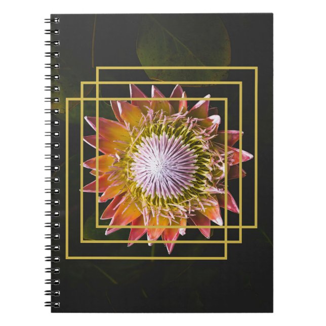Flower Lover | Square Flower Notebook (Front)