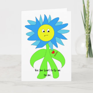 Flower Loves Weeds Card