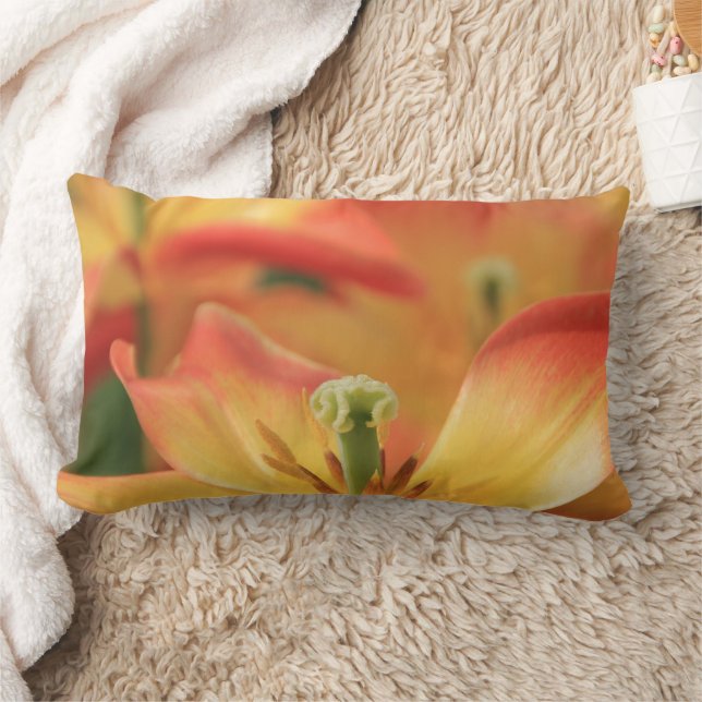 Flower Lumbar Cushion (Blanket)