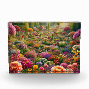 Flower magic – a paradise of colours photo block