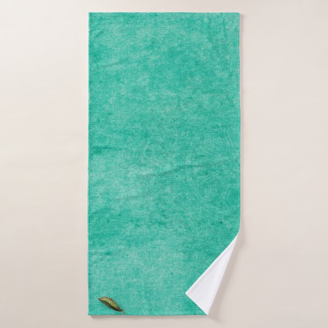 Flower magnolia paper vintage old bath towel (Bath Towel)