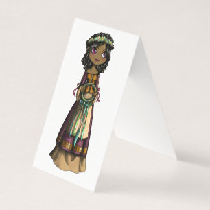  Flower Maiden Folded Card