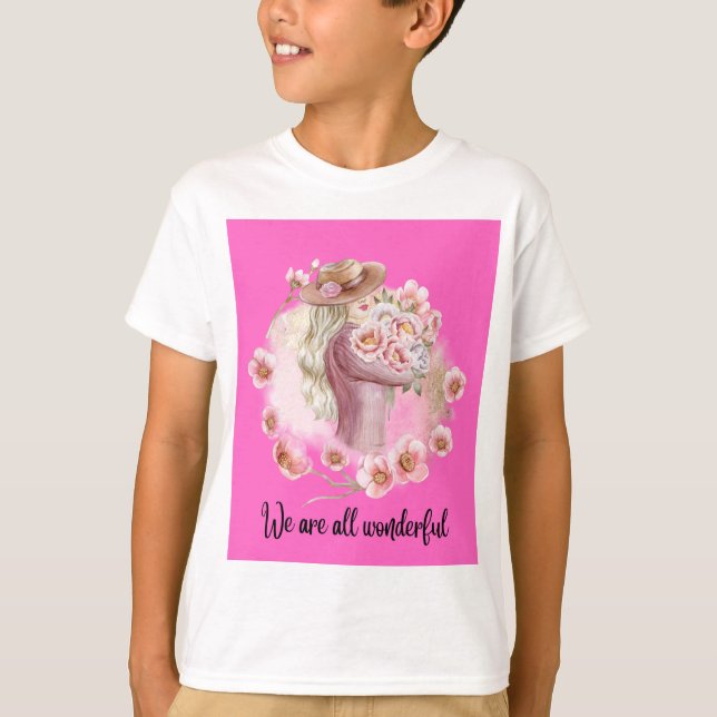 :Flower Man" T-Shirt (Front)