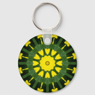 Flower Mandala 07 Key Ring
