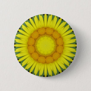 Flower Mandala 09 6 Cm Round Badge