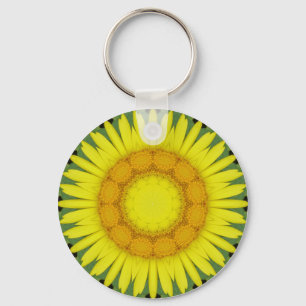 Flower Mandala 09 Key Ring