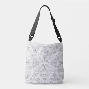 Flower Mandala 3 Crossbody Bag