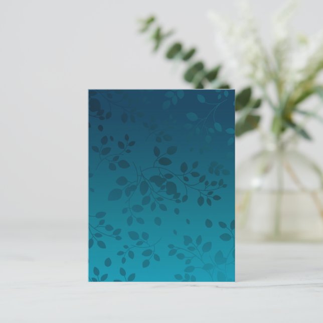 Flower Mandala 6 Holiday Postcard (Standing Front)