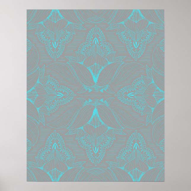 Flower Mandala 6 Poster (Front)