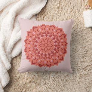 Flower Mandala Blush Cushion