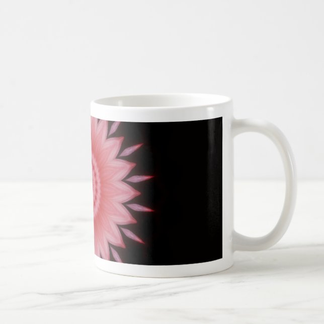 Flower Mandala in Pink Coffee Mug (Right)