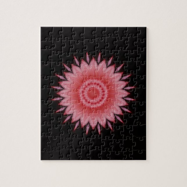 Flower Mandala in Pink Jigsaw Puzzle (Vertical)
