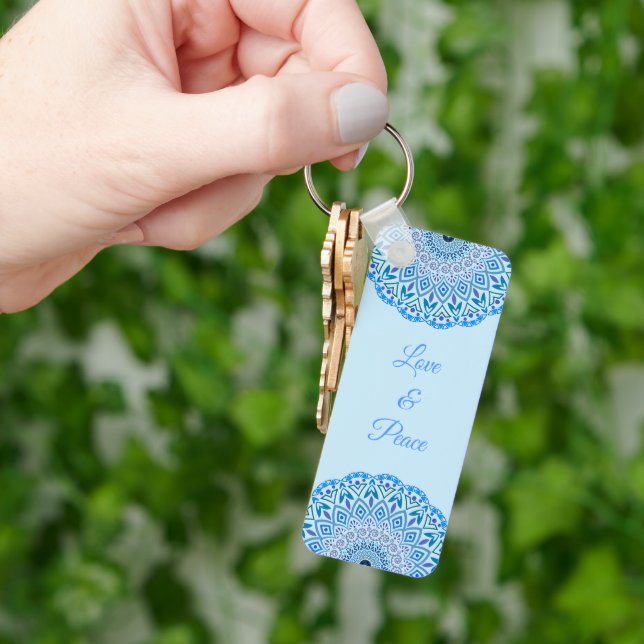 Flower Mandala Keychain (Hand)