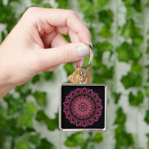 Flower Mandala Keychain
