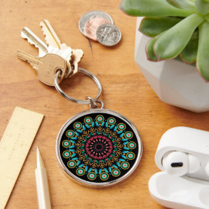 Flower Mandala Keychain